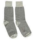 Dolce & Gabbana Charcoal Grey Logo Mid Calf Women Accessory Socks