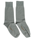 Dolce & Gabbana Gray Viscose Logo Mid Calf Accessory Socks