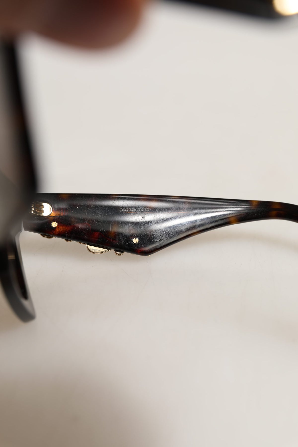 Dolce & Gabbana Brown DG4434 Accent Havana Acetate Frame Sunglasses
