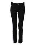 Dolce & Gabbana Black Cotton Stretch Skinny Denim Trouser Jeans
