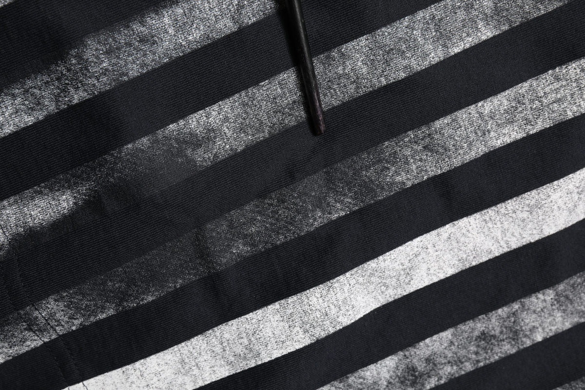 Dolce & Gabbana Blue Striped Print Cotton Crew Neck  T-shirt