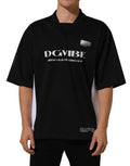 Dolce & Gabbana Black Polyester DGVIB3 Oversized Jersey T-shirt
