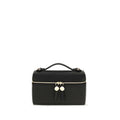 Tory Burch Black Calf Leather Bos Taurus Shoulder Bag