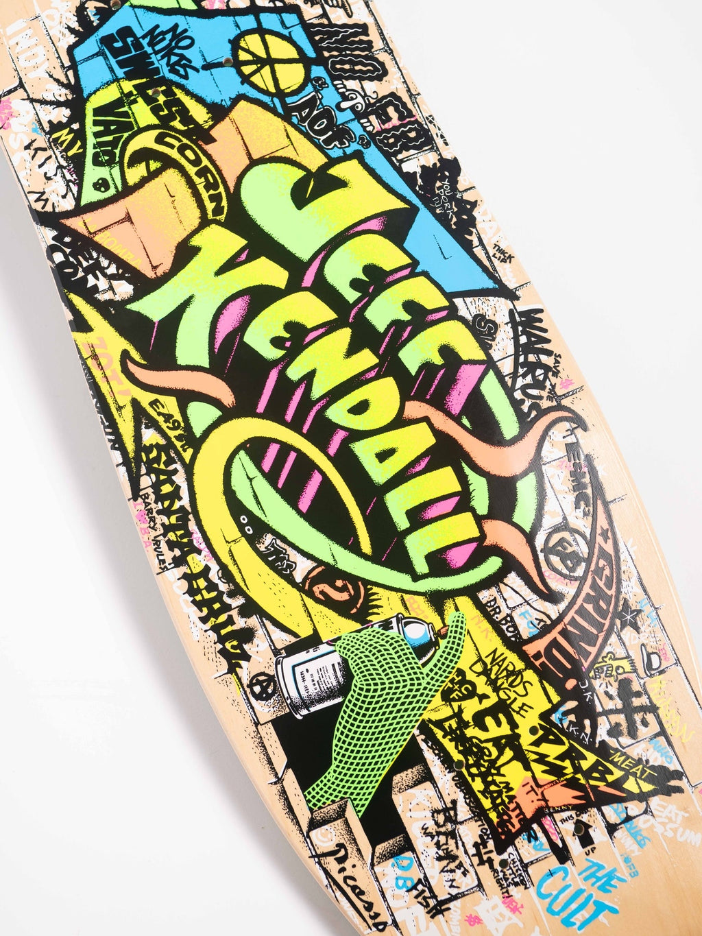 Santa Cruz Kendall Graffiti Reissue 9.69" Skateboard Deck
