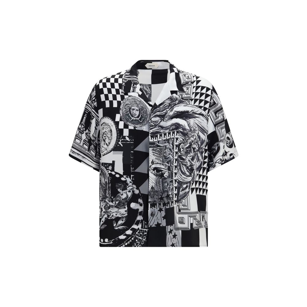 Versace Black Silk Shirt