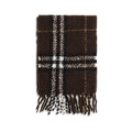 Burberry Brown Alpaca Vicugna Pacos Scarf