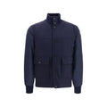 Moncler Blue Wool Oves Aries Sportswear