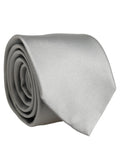 Dolce & Gabbana Gray Satin 100% Silk Adjustable Tied Men Necktie Tie