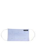 Dolce & Gabbana Light Blue DG Monogram Pleat Elastic Ear Strap Face Mask