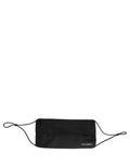 Dolce & Gabbana Black Silk Patterned Pleated Elastic Ear Strap Face Mask