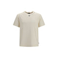 Moncler Grenoble Beige Cotton T-Shirt