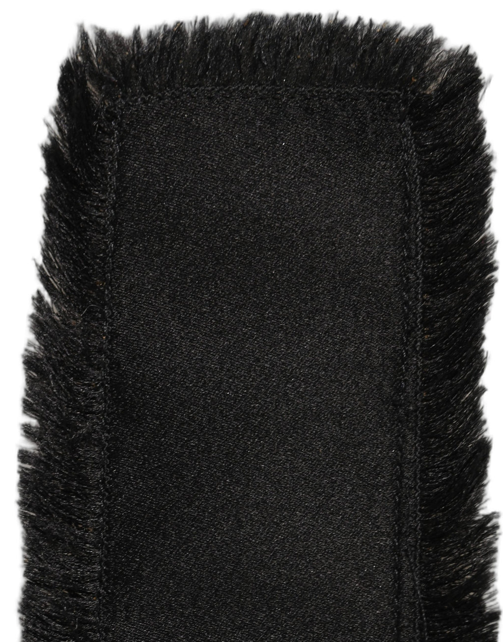 Dolce & Gabbana Black Velvet Wrap Around Tie Cintura Belt