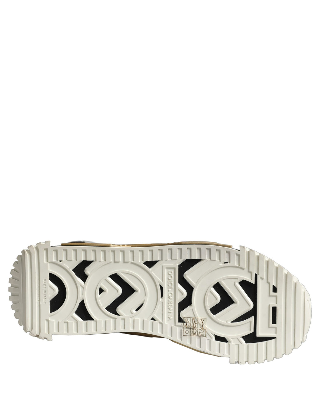 Dolce & Gabbana Black Gold NS1 High Top Sneakers Shoes