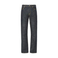 Fendi Blue Cotton Slim Fit Jeans