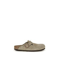 BIRKENSTOCK 1774 Beige Suede Leather Mules