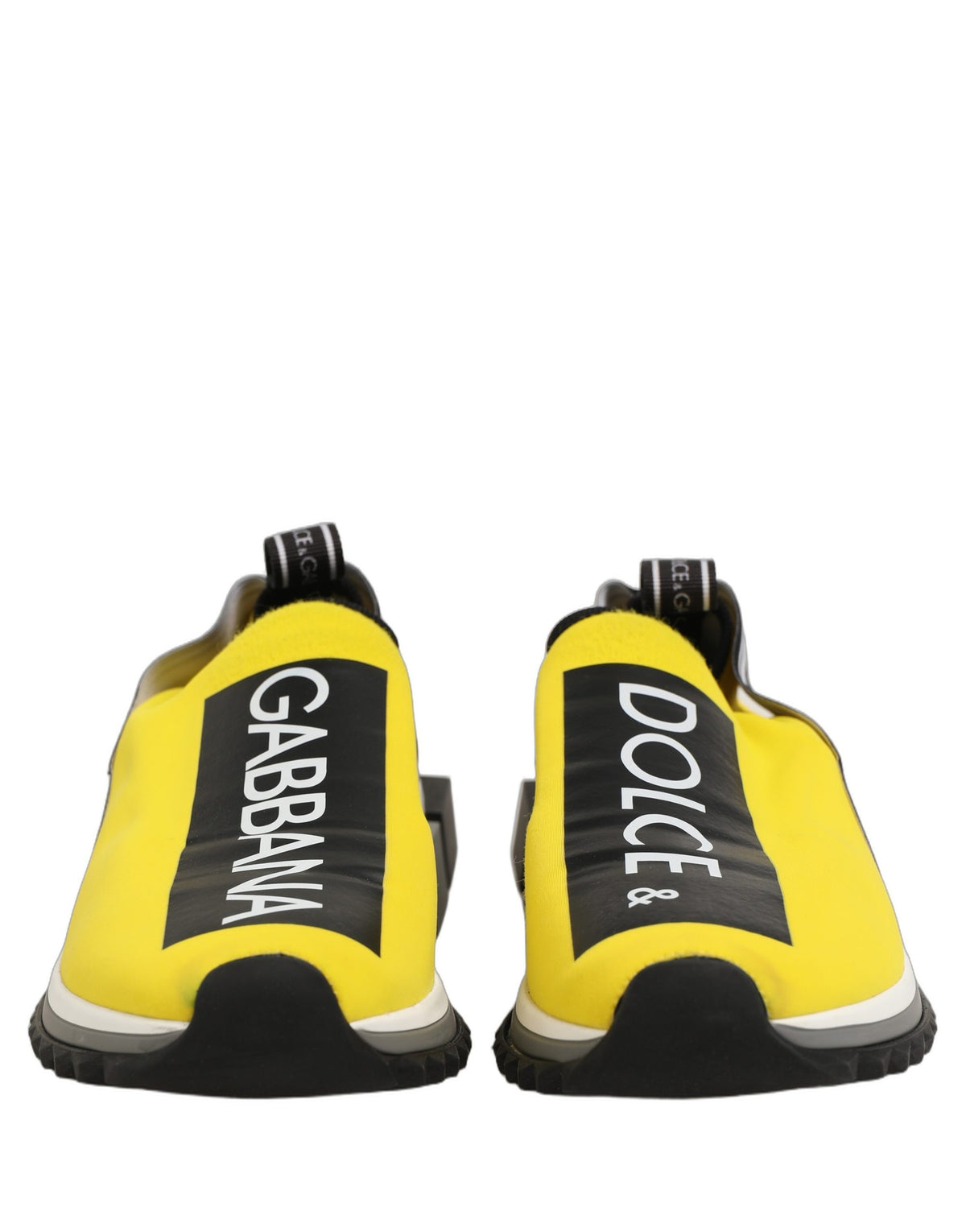 Dolce & Gabbana Yellow Sorrento Low Top Men Sneakers Shoes