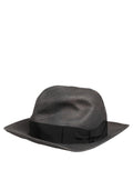 Dolce & Gabbana Men Gray Paper Woven Wide Brim Fedora Hat