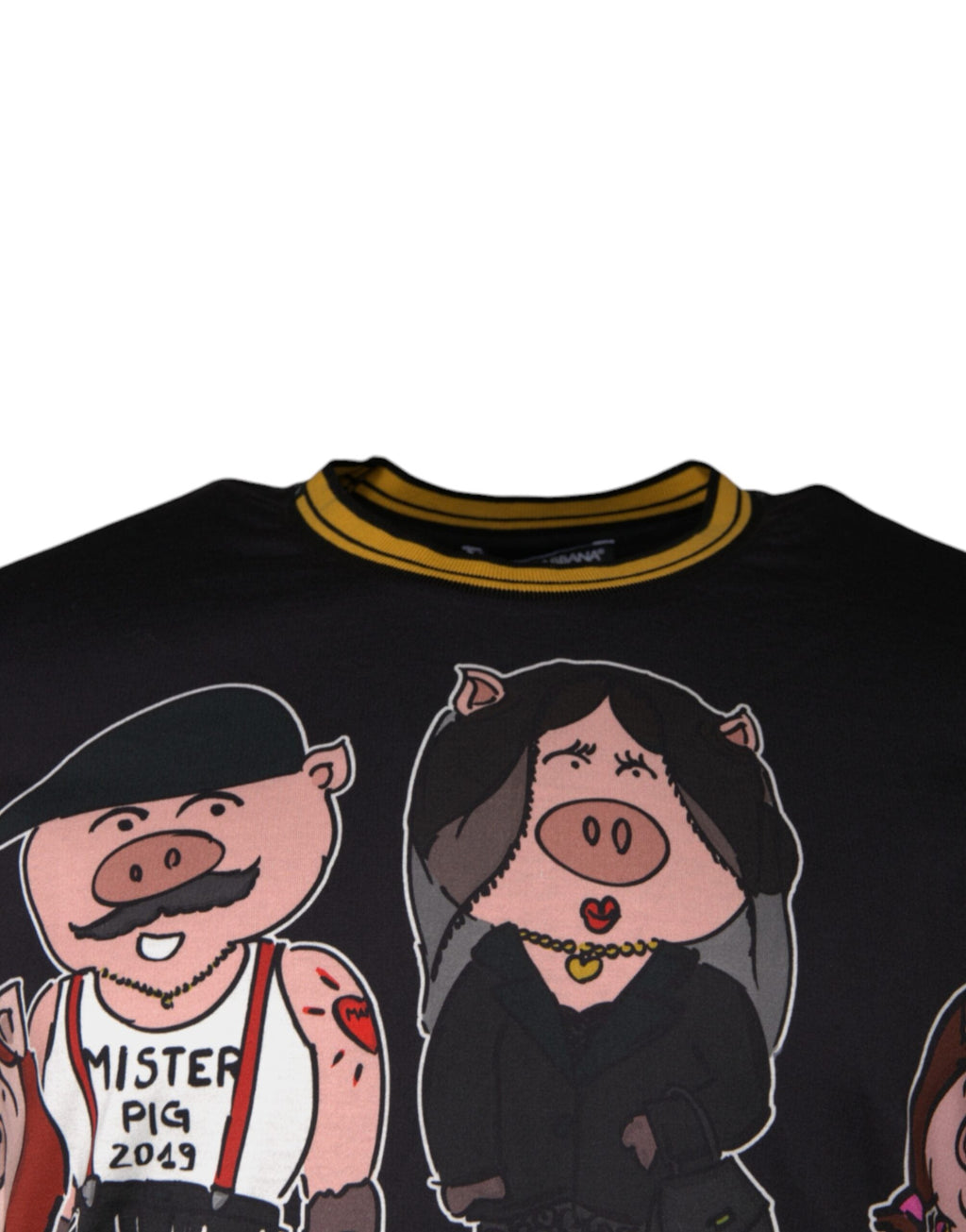 Dolce & Gabbana Black Cotton T-Shirt