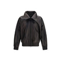 Balenciaga Black Lamb Ovis Aries Leather Jacket