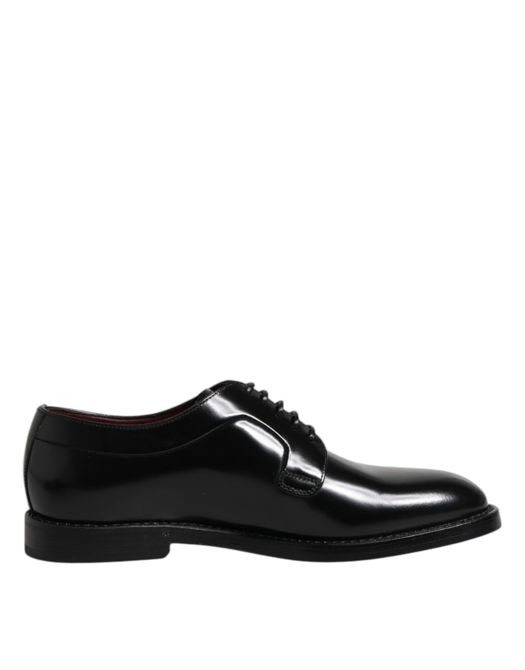 Dolce & Gabbana Black Calfskin Oxfords And Derbies