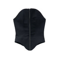 Alexander McQueen Black Wool Oves Aries Corset