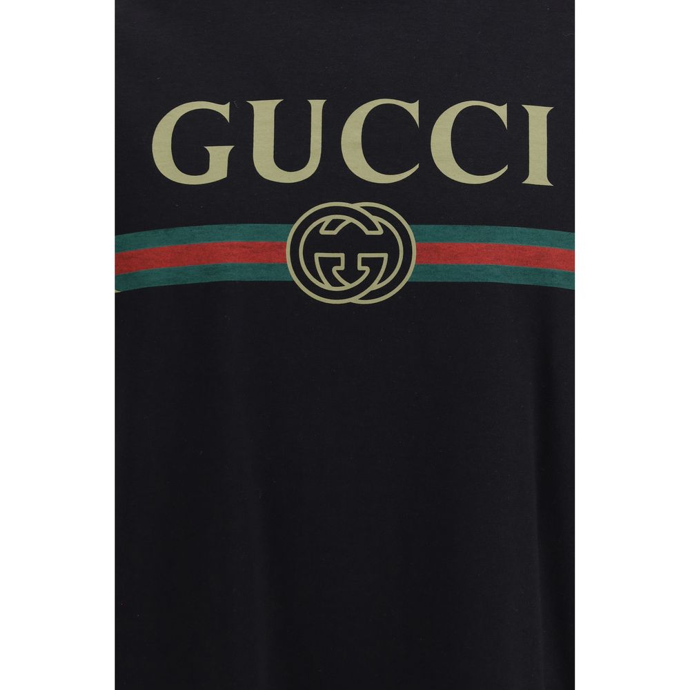 Gucci Black Cotton T-Shirt
