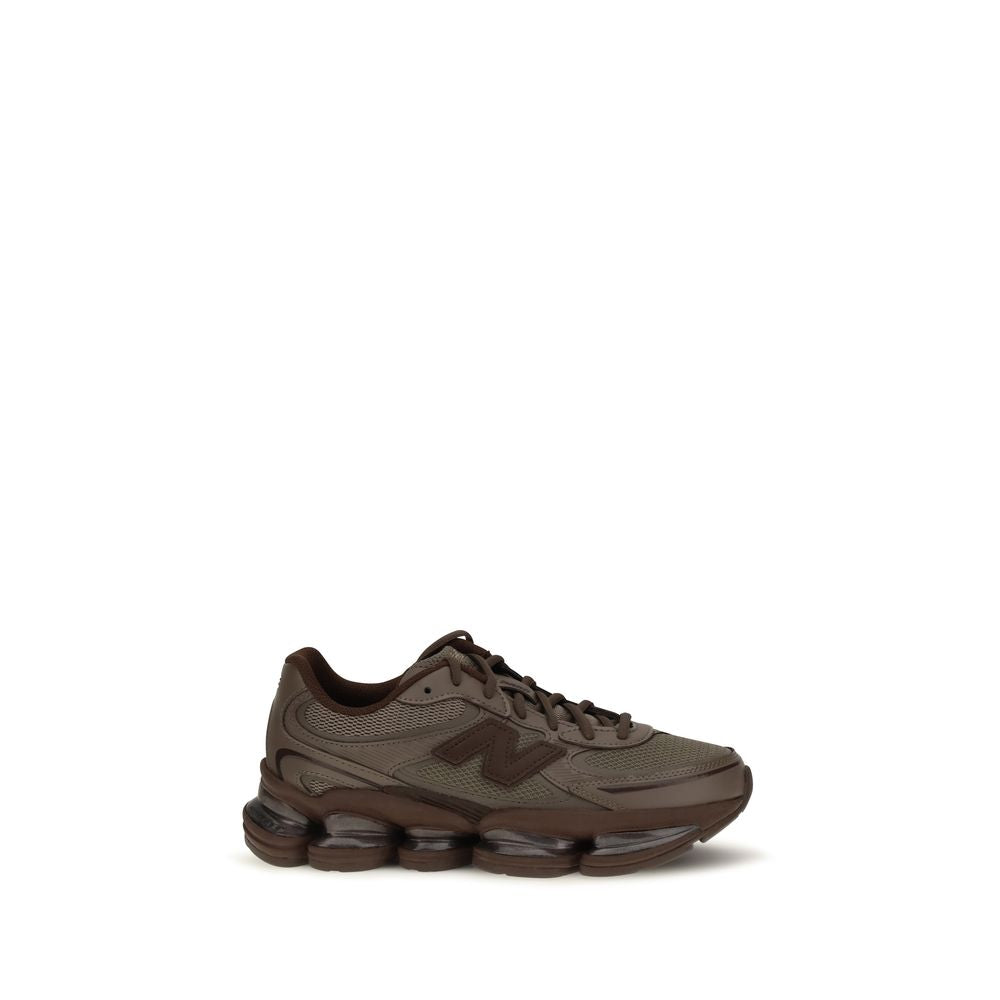 New Balance Brown Fabric Athletic Sneakers