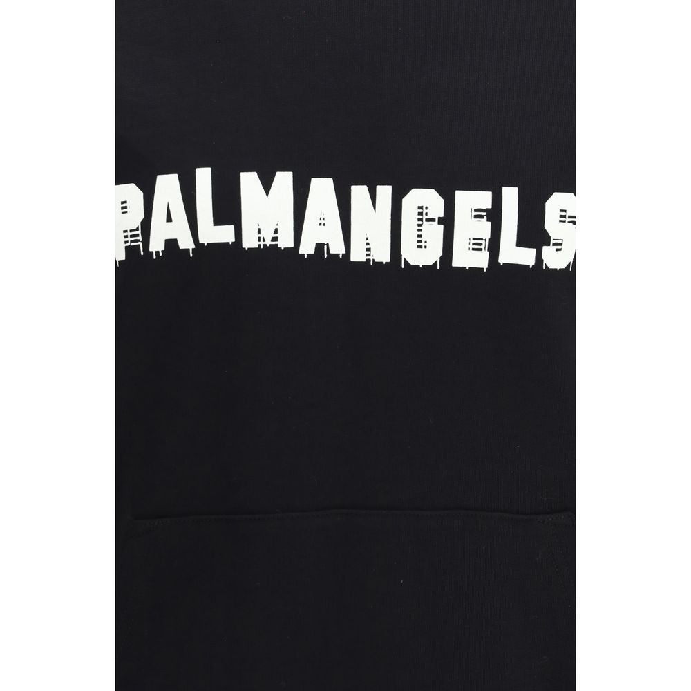 Palm Angels Black Cotton Sweatshirt
