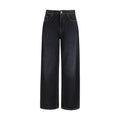 Palm Angels Black Cotton Jeans Denim