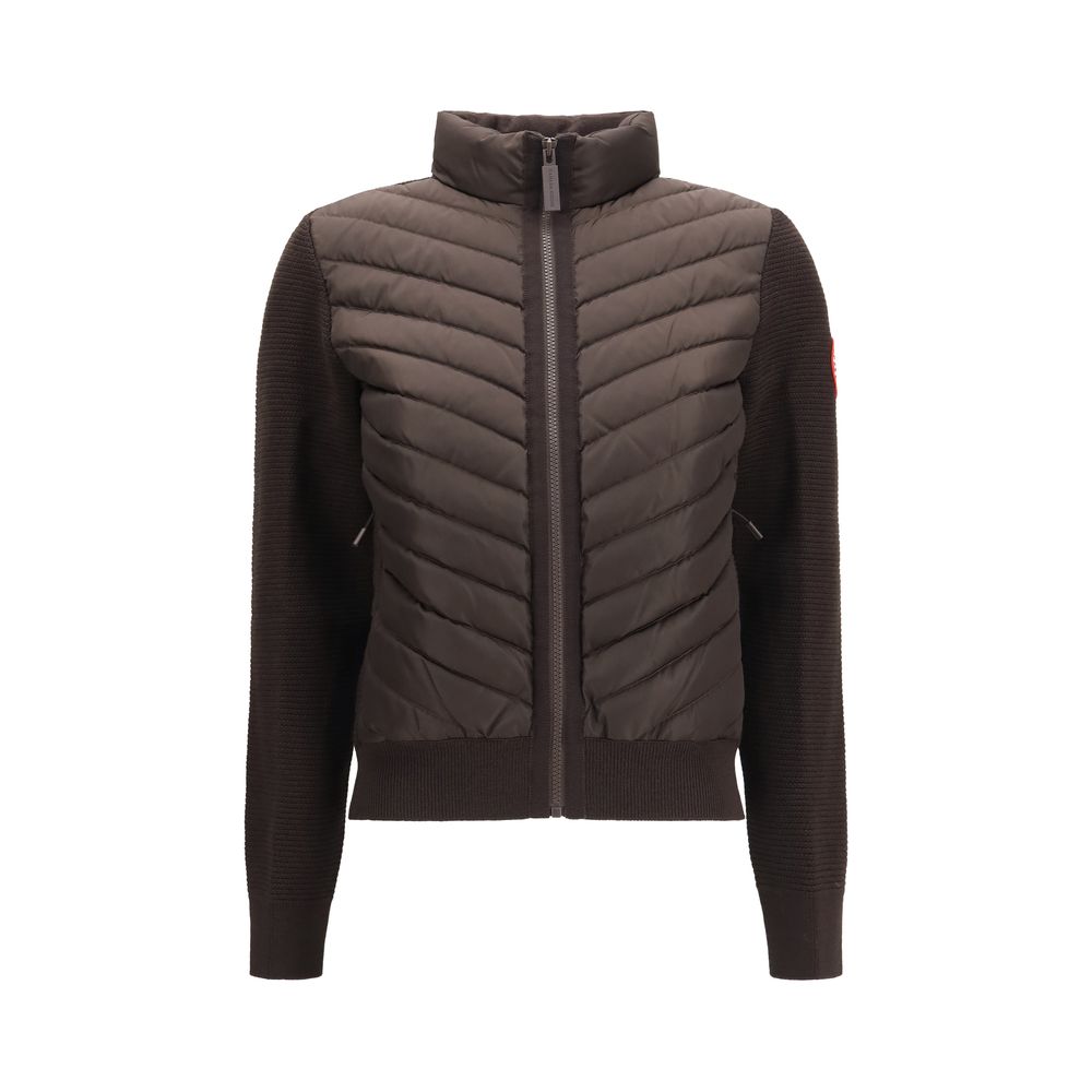 Canada Goose Brown Wool Oves Aries Full-Length Jacket