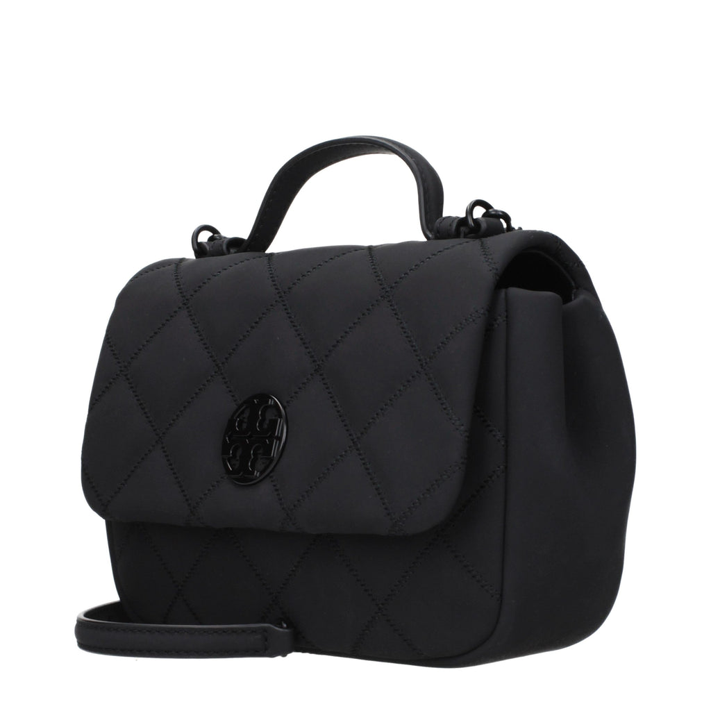 Tory Burch Black Fabric Handbag