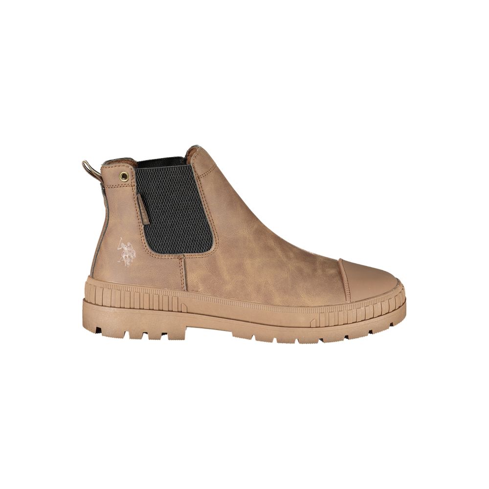 U.S. POLO ASSN. Brown Polyurethane Men's Boot