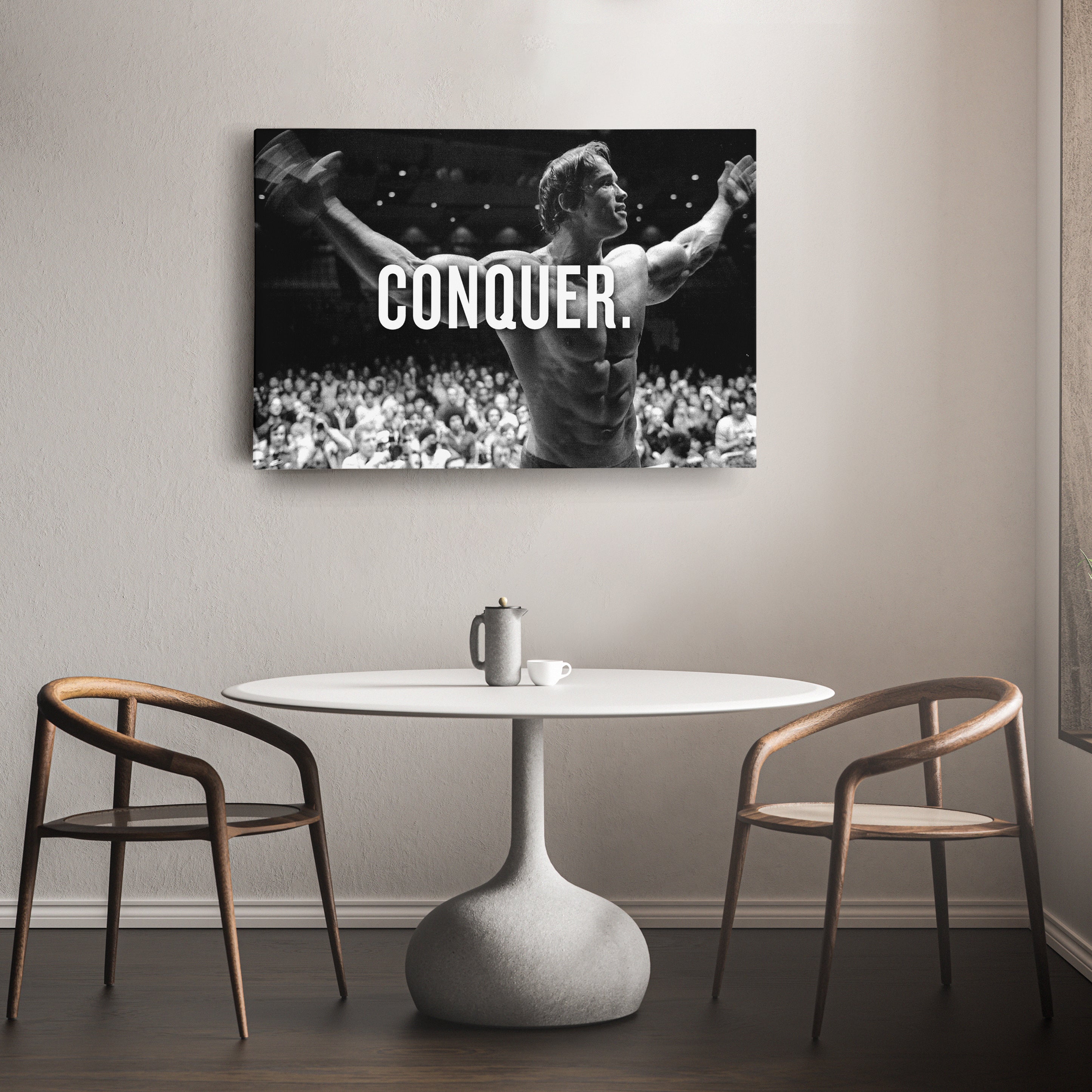 Arnold Schwarzenegger Canvas Art - Bodybuilding Wall Decor