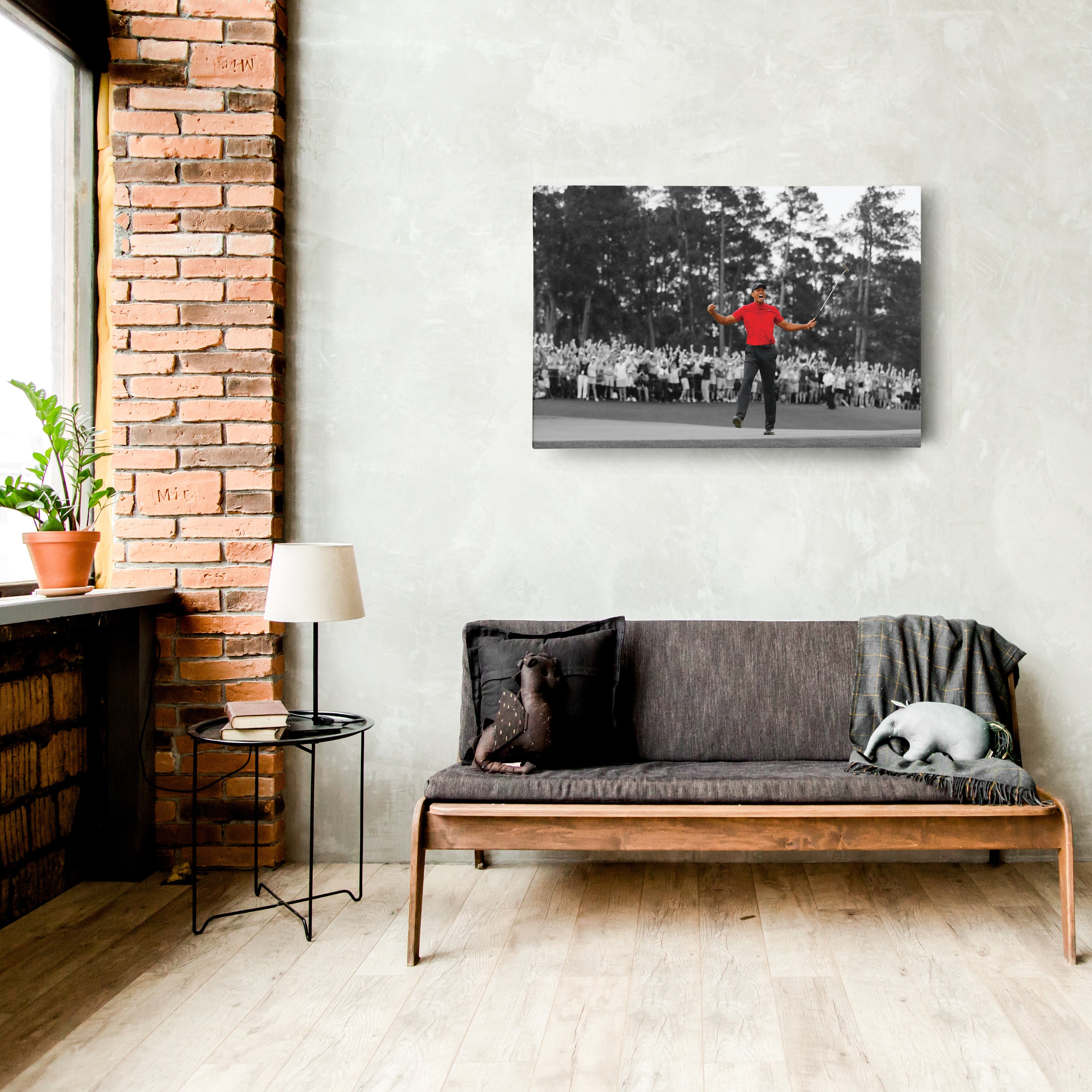 Tiger Woods Canvas Art – Masters 2019 Golf Wall Decor