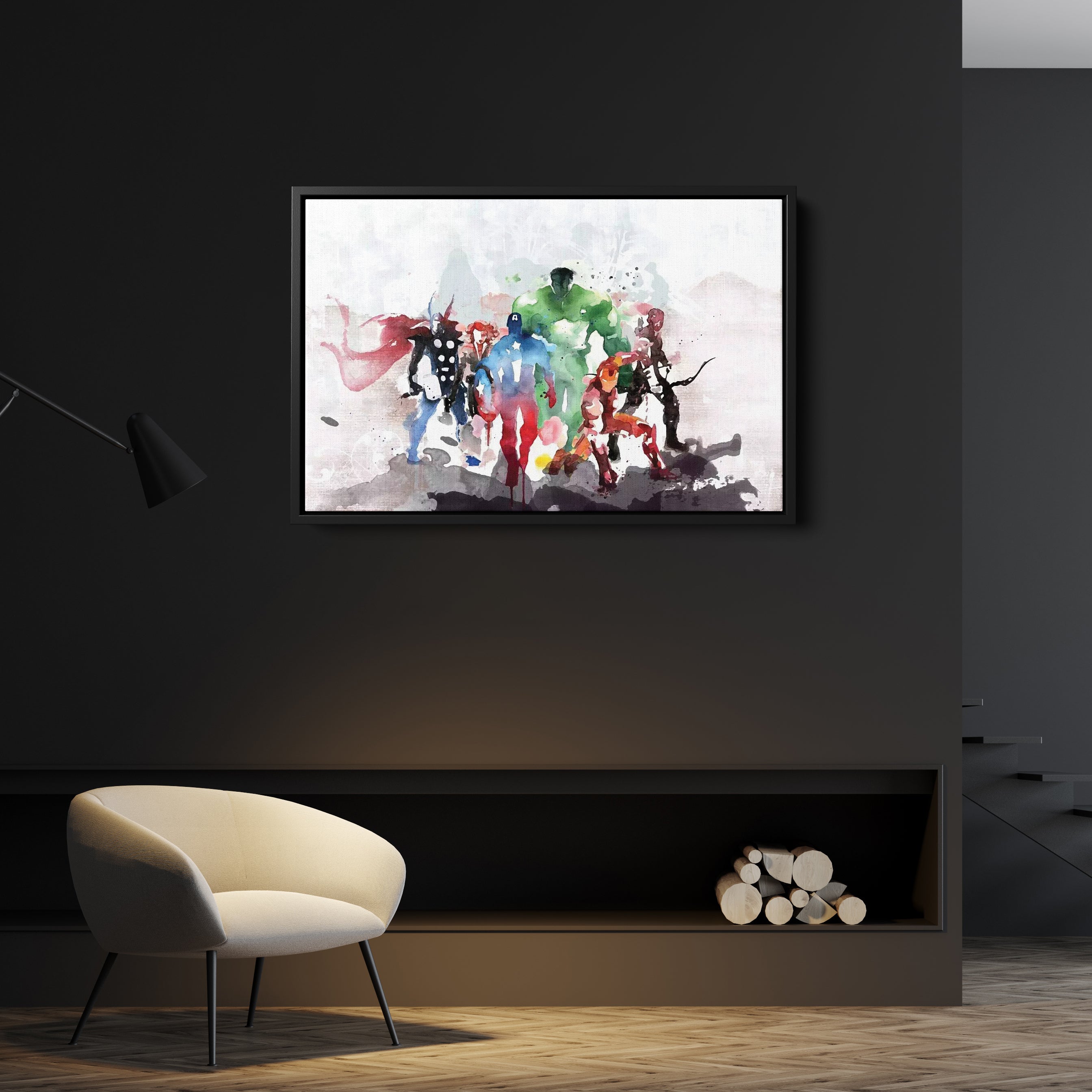 Avengers Canvas Art – Marvel Superhero Wall Decor