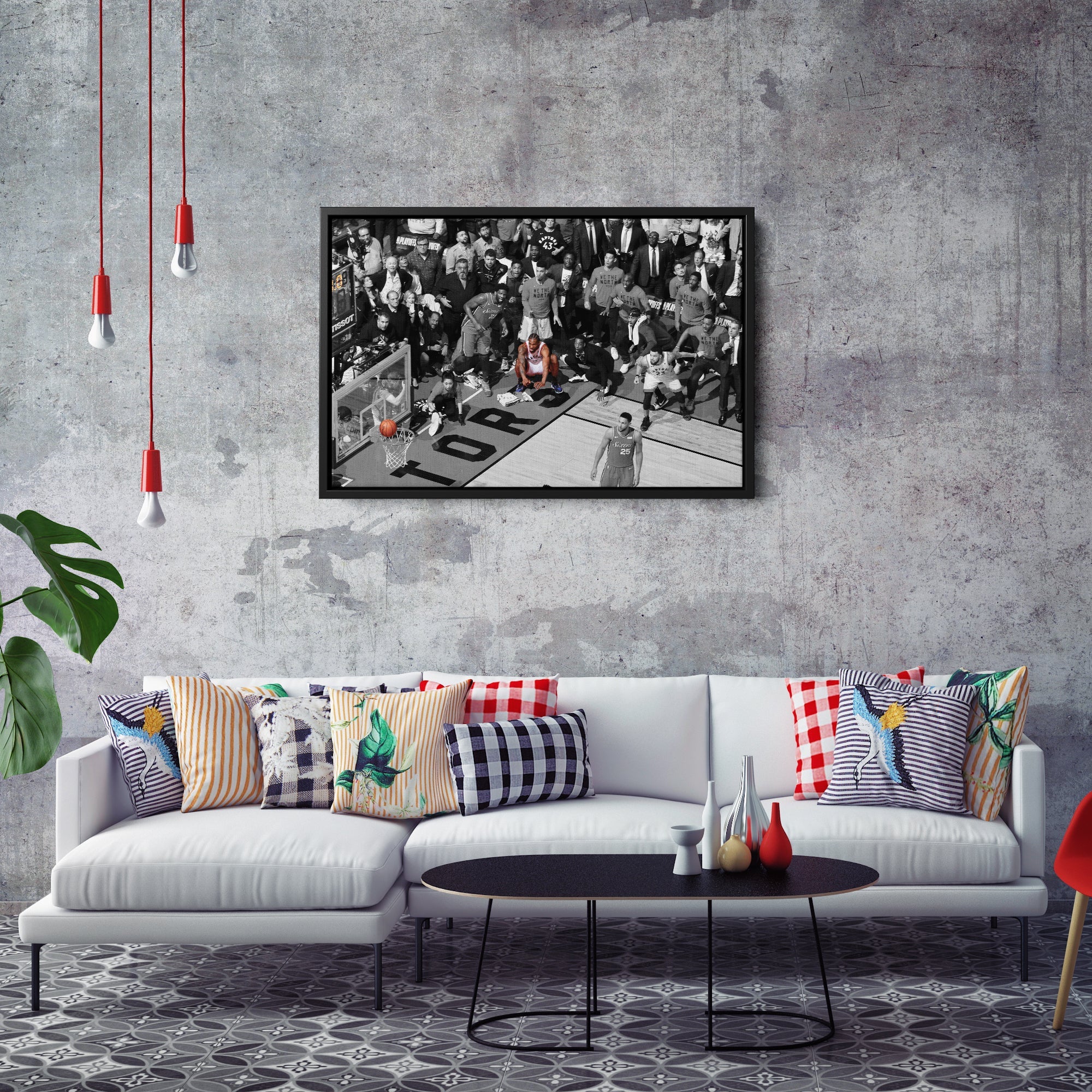 Kawhi Leonard Canvas Art – Raptors Game 7 Wall Decor