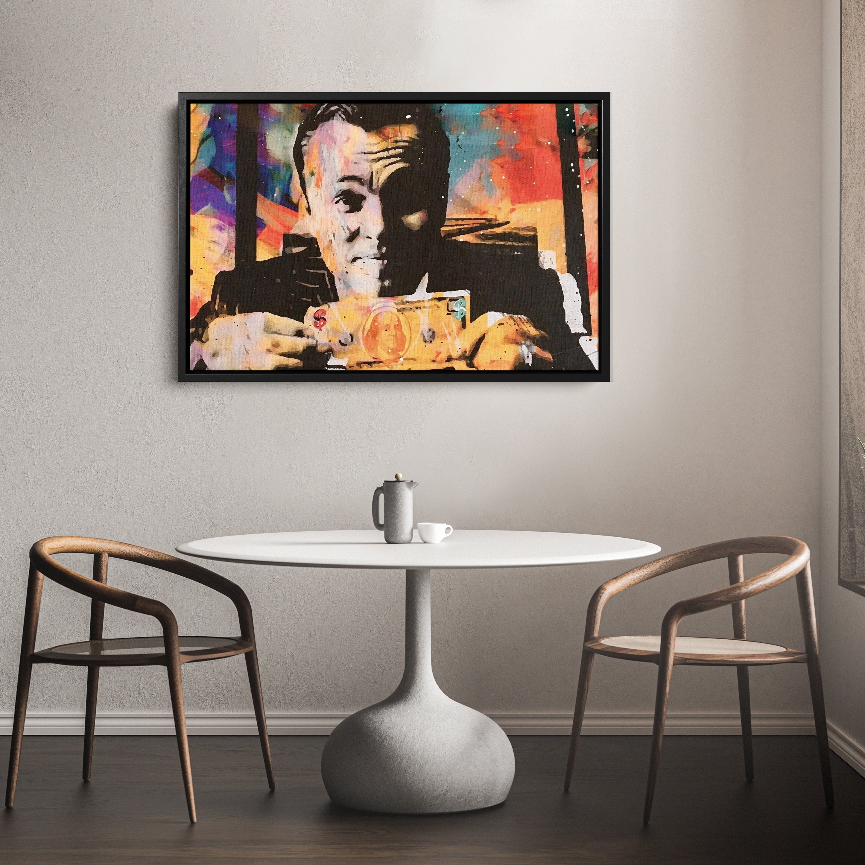 Wolf of Wall Street Canvas Art – DiCaprio Movie Decor
