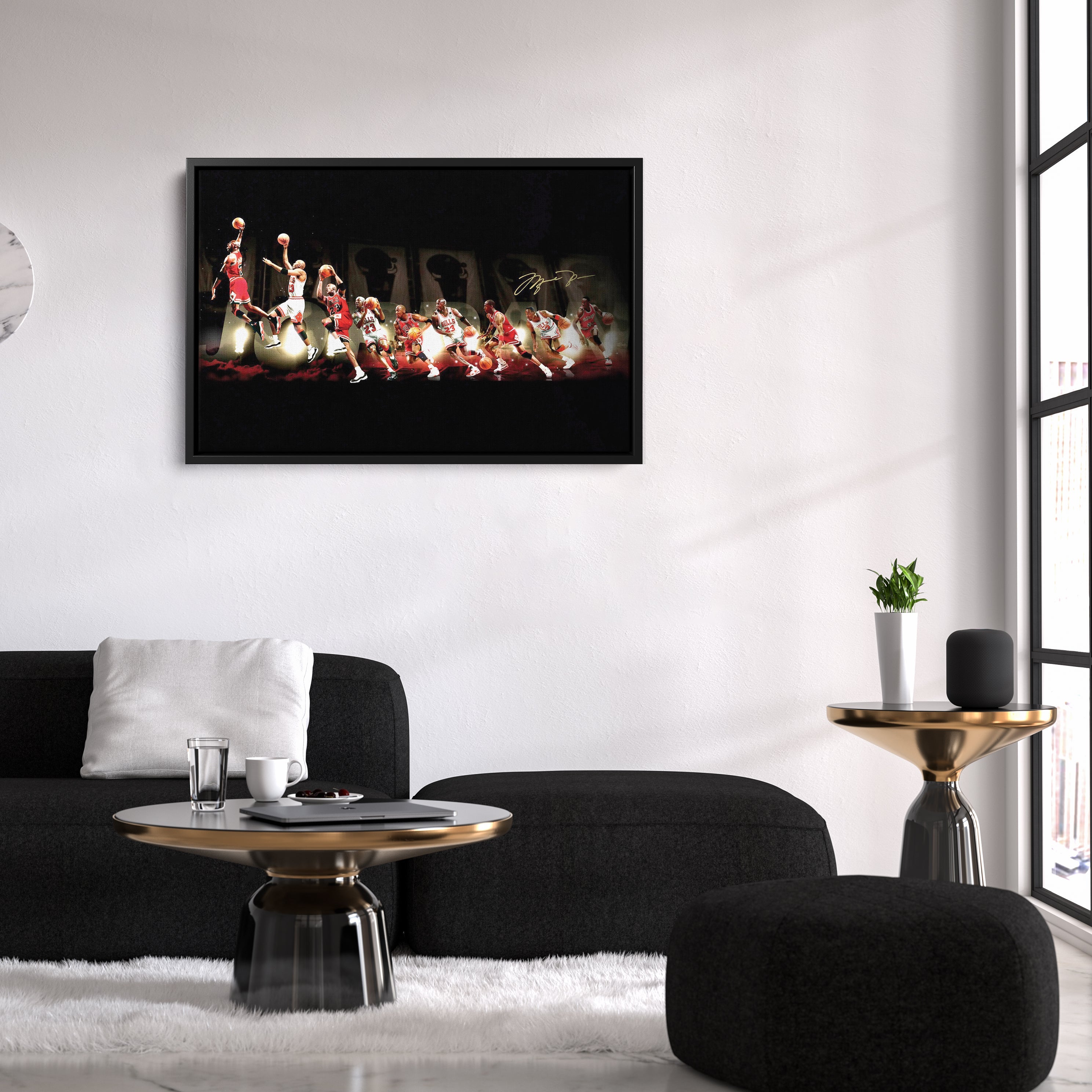Michael Jordan Evolution Canvas – Chicago Bulls Wall Art Print for Sports Fans