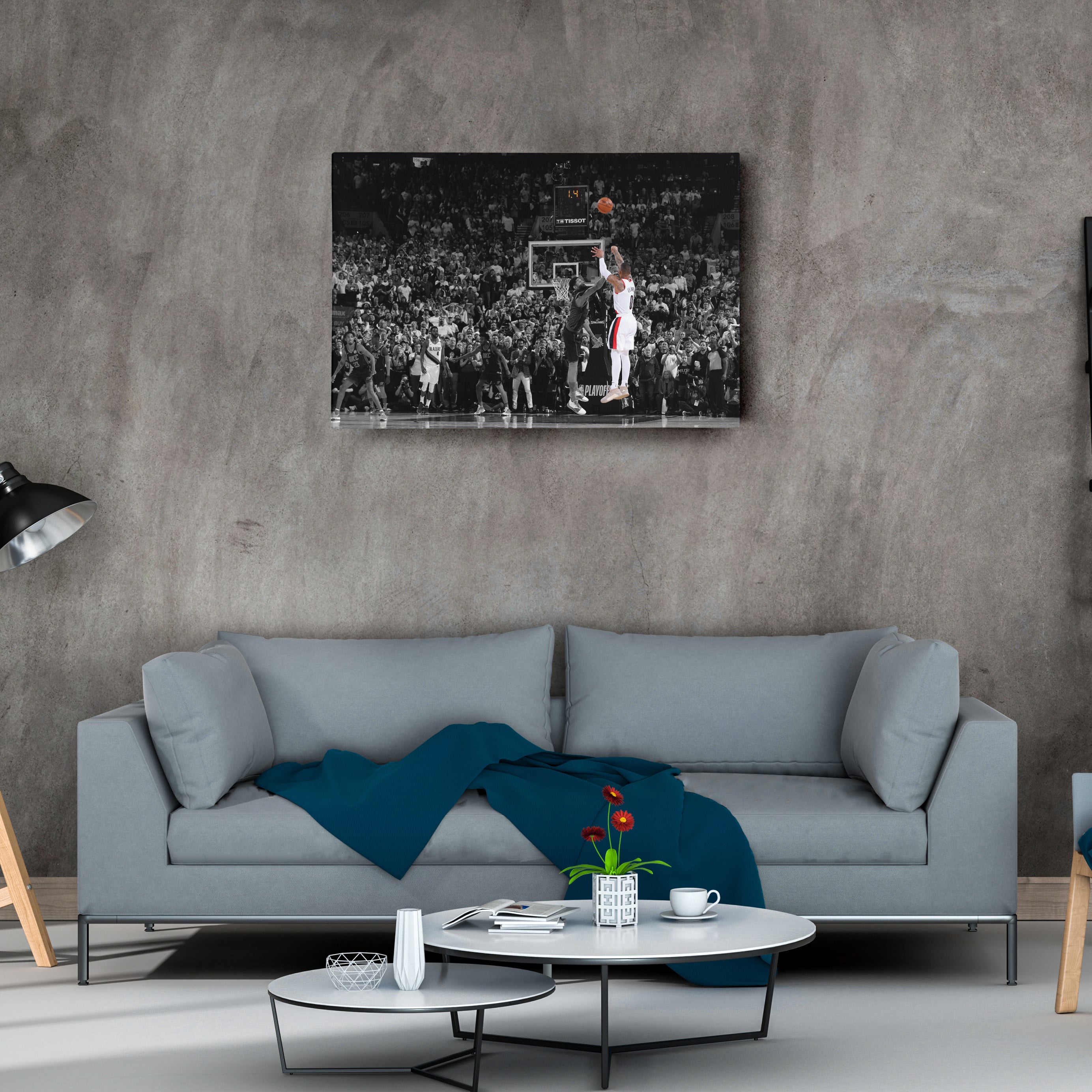 Damian Lillard Canvas Art – Dame Time Game Winner Decor