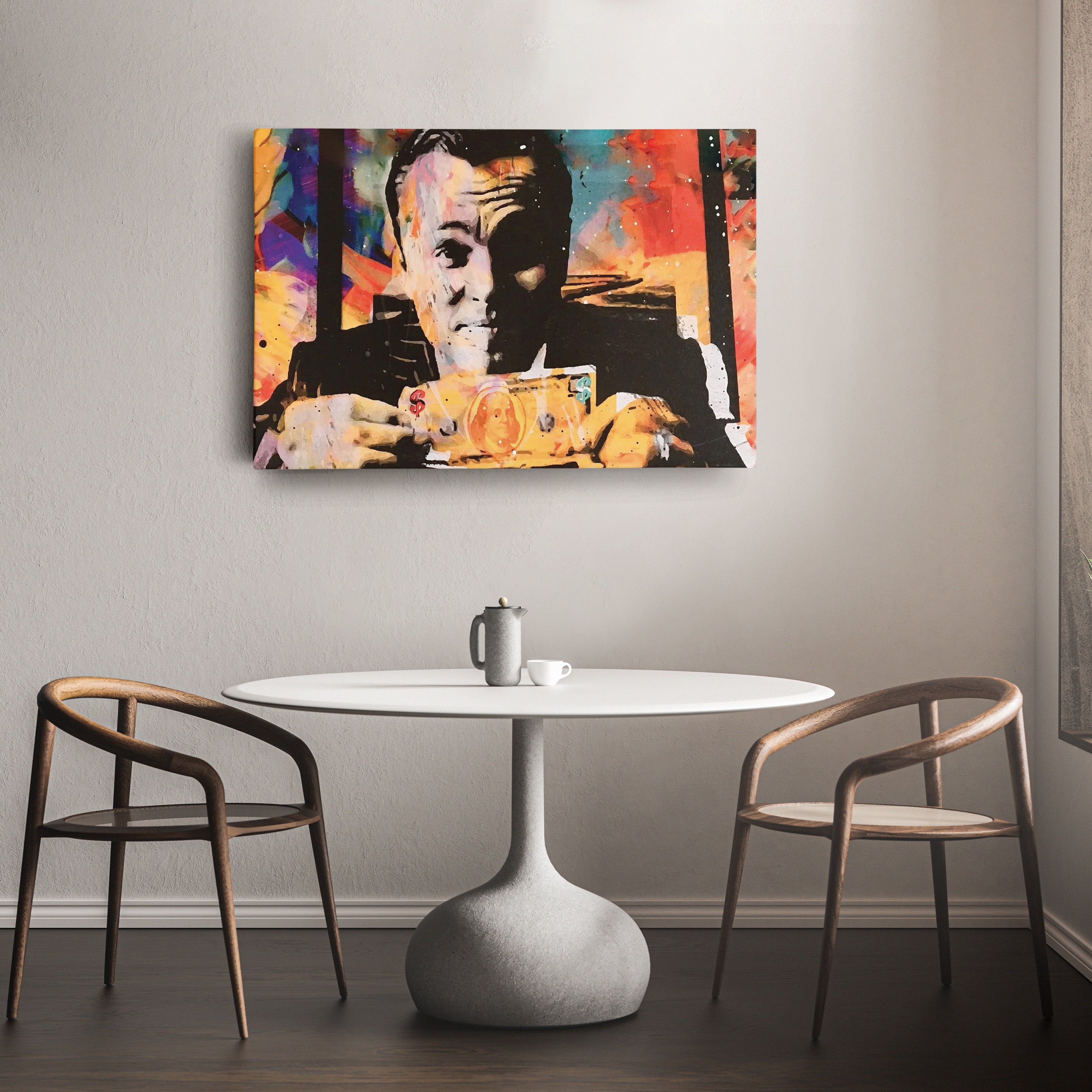 Wolf of Wall Street Canvas Art – DiCaprio Movie Decor