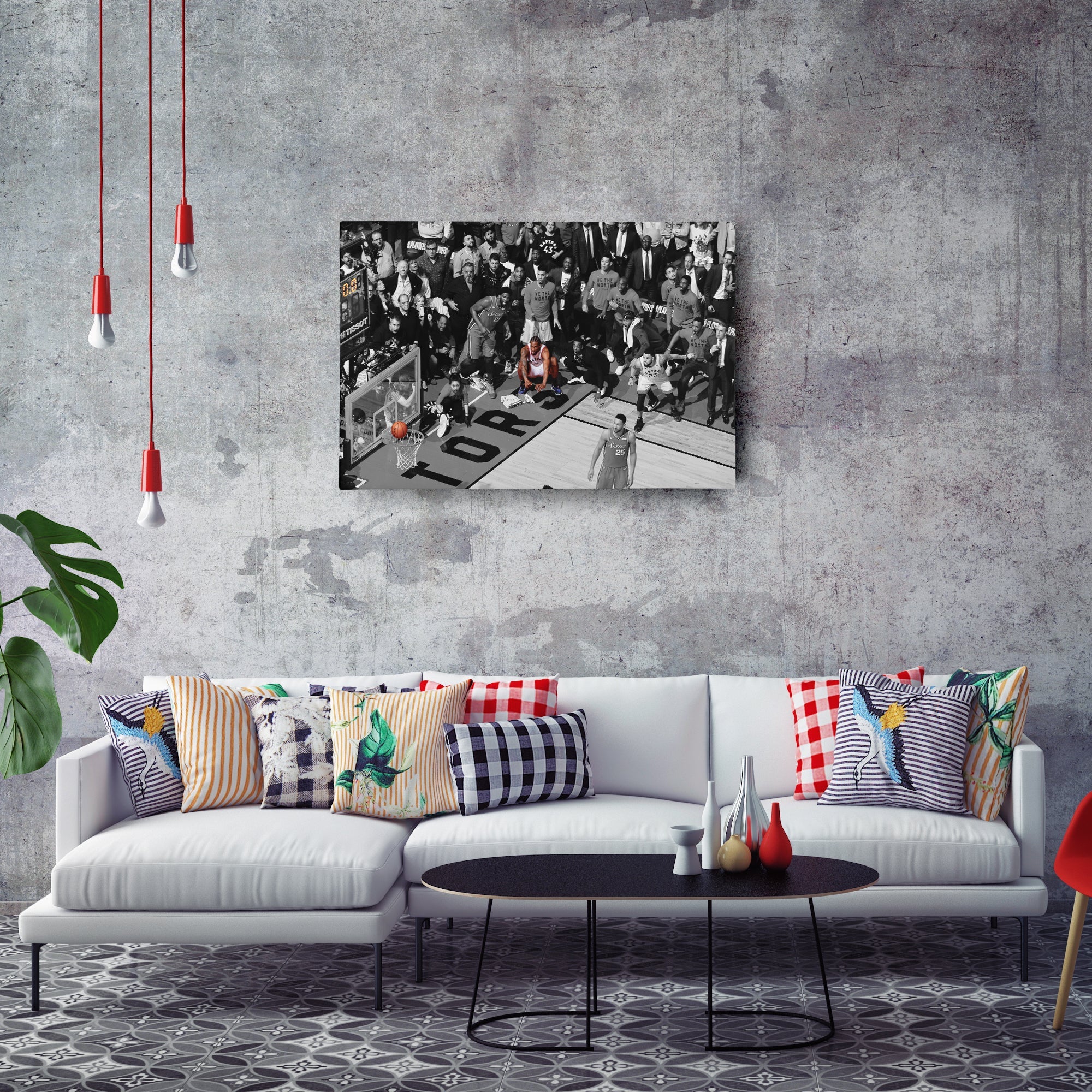 Kawhi Leonard Canvas Art – Raptors Game 7 Wall Decor