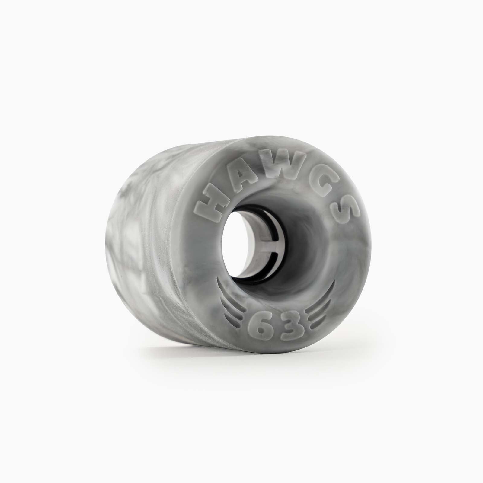 Hawgs Doozies Wheels 63mm 78a - Grey/White Swirl (Set of 4)