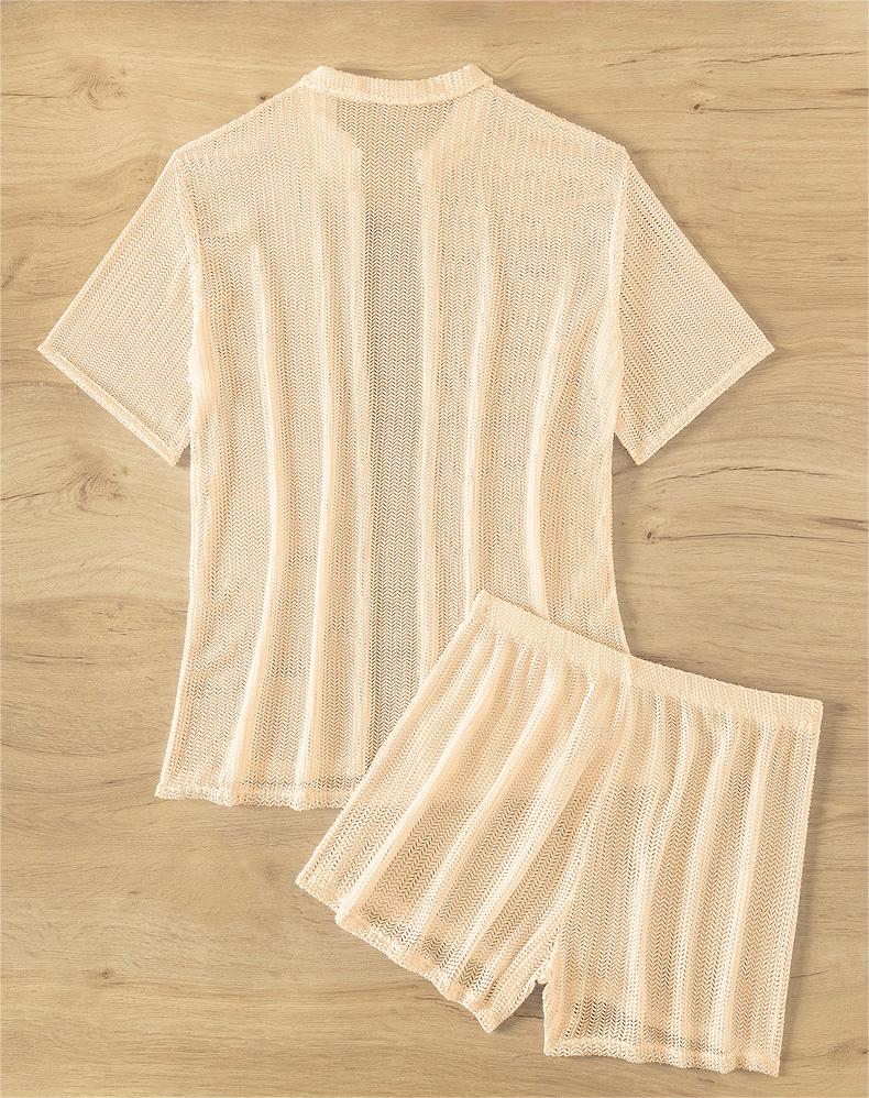 Black Cutout Blouse Split Boxers Bikini Beachwear Women Blouse Swimsuit