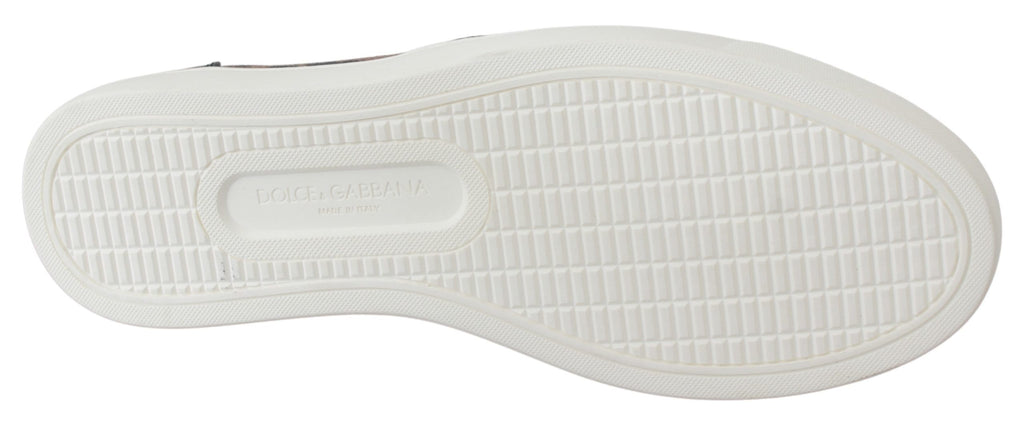 Dolce & Gabbana Leather Leopard #dgfamily Loafers Shoes