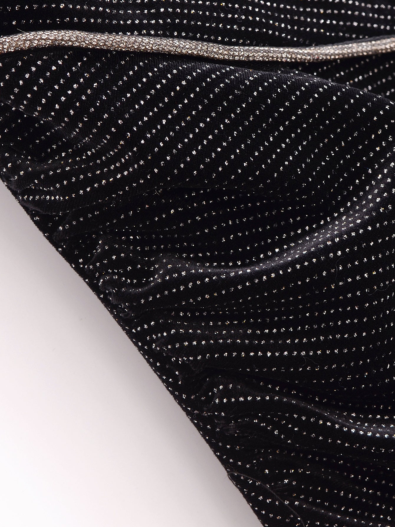 Women Clothing Elegant Slim Shiny Ornament Velvet Sleeveless Dress