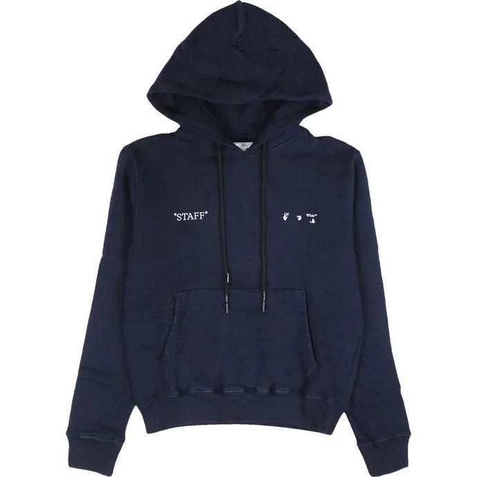 Off-White Staff Slim Hoodie 'Blue'