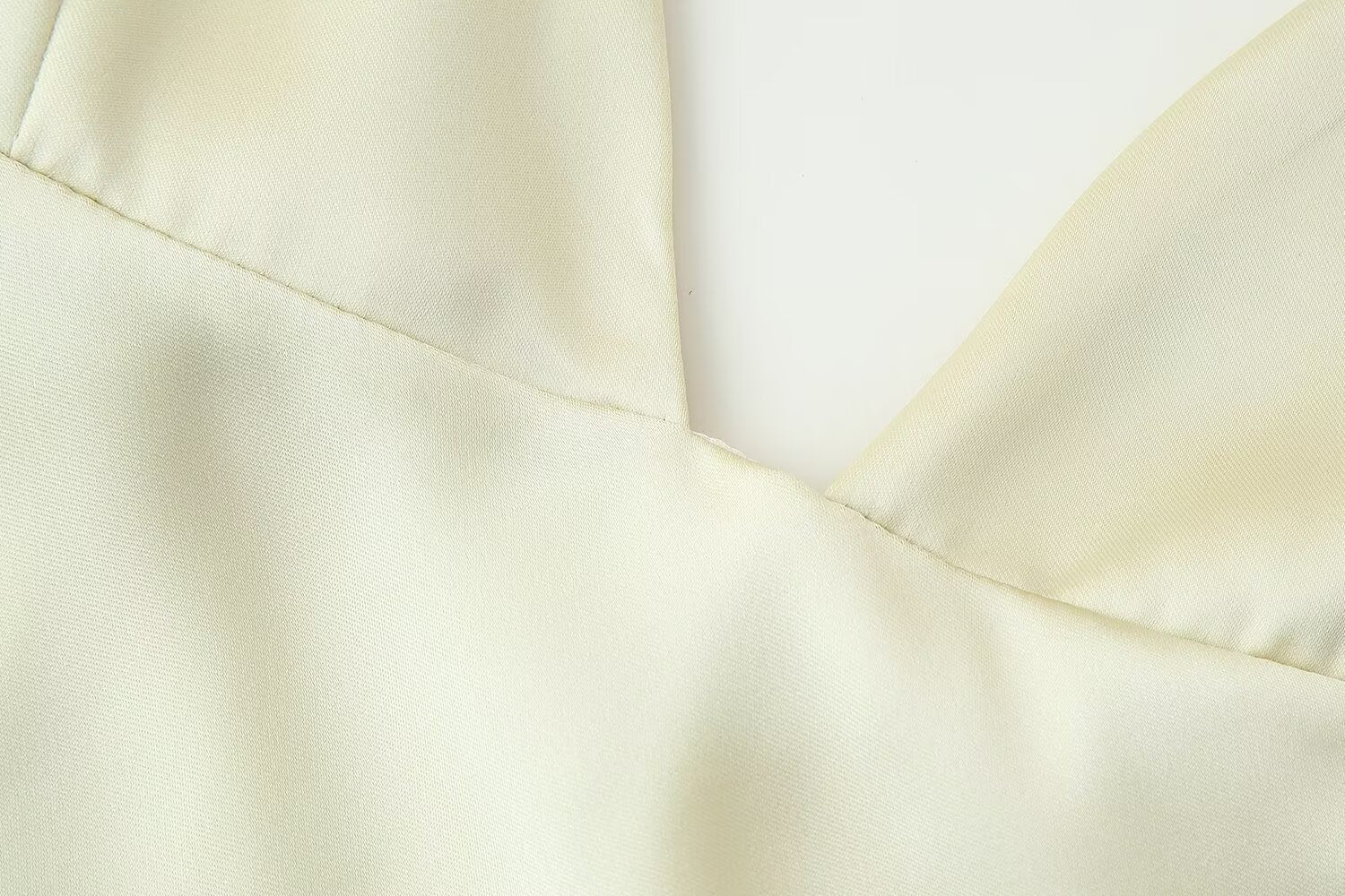 Women Elegant Thin Scarf Silk Satin Texture Dress