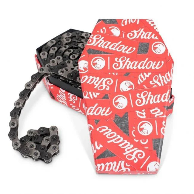 Shadow Conspiracy BMX Interlock 1/8″ Chain V2 - Silver/Black