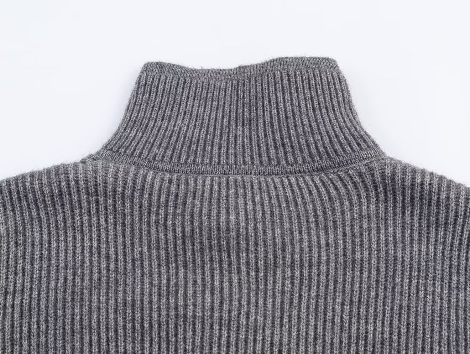 Autumn Women Casual Loose All Matching Color Stitching Knitted Cardigan