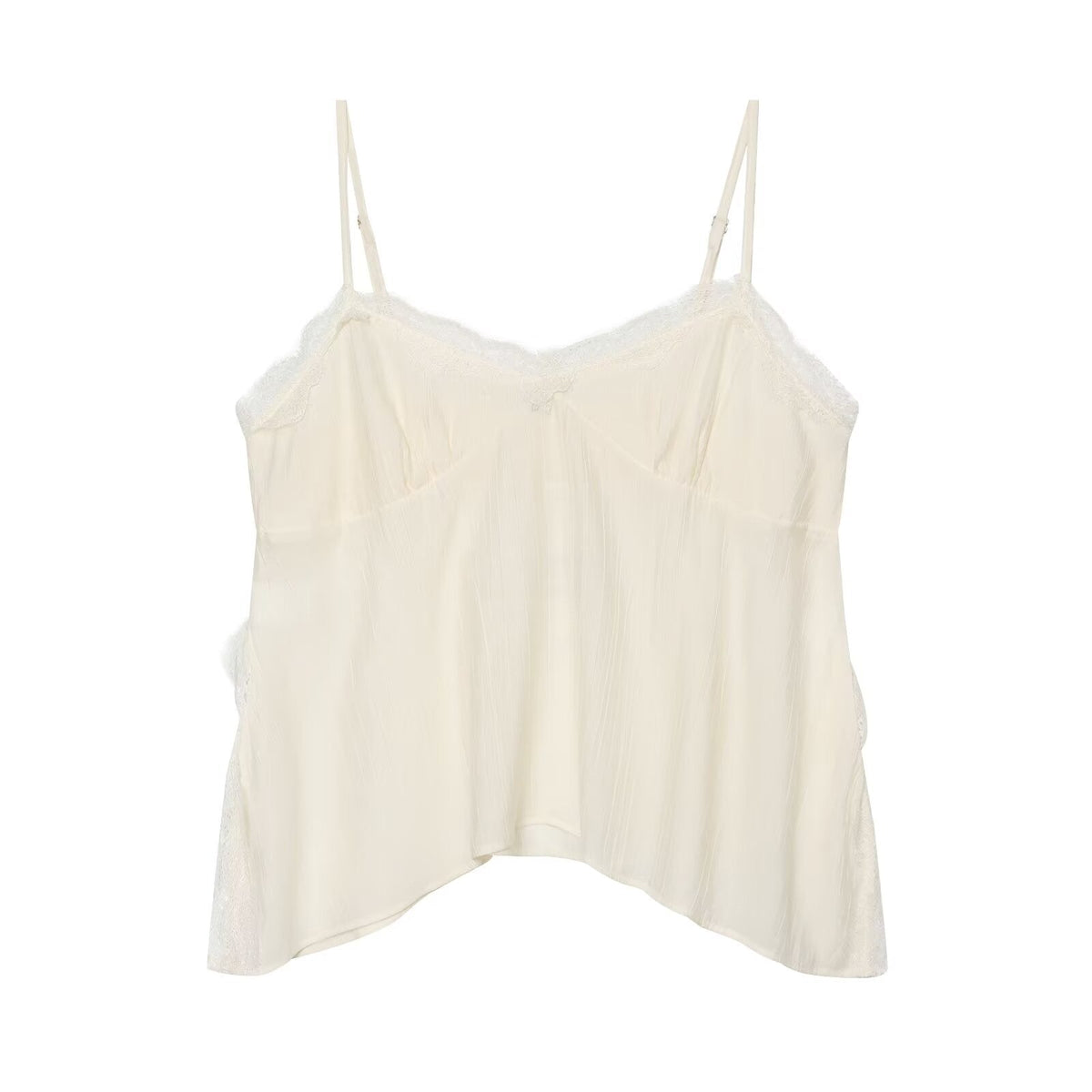 Women Clothing Wrinkle Effect Underwear Top